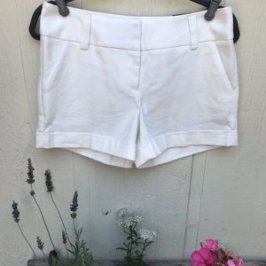 Women’s Express White Summer Linen Shorts Sz 4